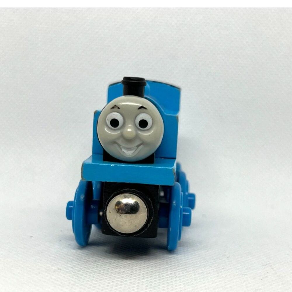 2009 Thomas the Tank Engine Learning Curve Wooden Toy Train Smiling Loose VGUC